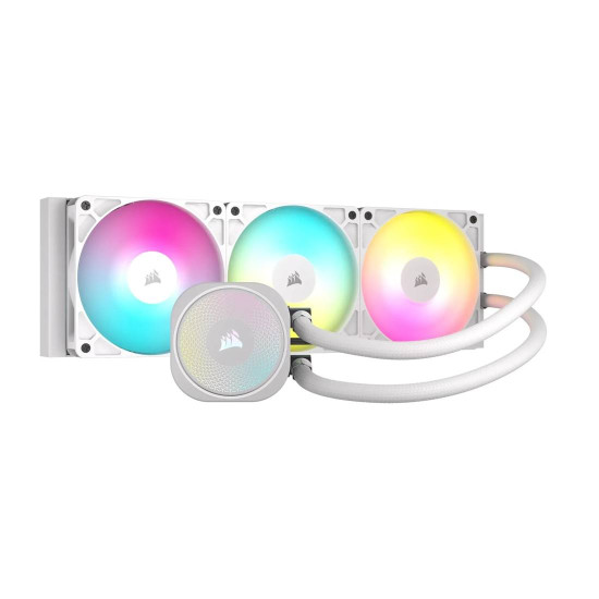 Водно охлаждане за процесор CORSAIR NAUTILUS 360 ARGB, 360mm, White Водно охлаждане за процесор CORSAIR NAUTILUS 360 ARGB, 360mm, White