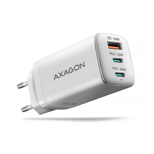 Зарядно AXAGON ACU-DPQ65W, White