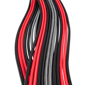 Комплект модинг кабели 1stPlayer Custom Modding Cable Kit Black/Red/Gray - ATX24P, EPS, PCI-e - BRG-001