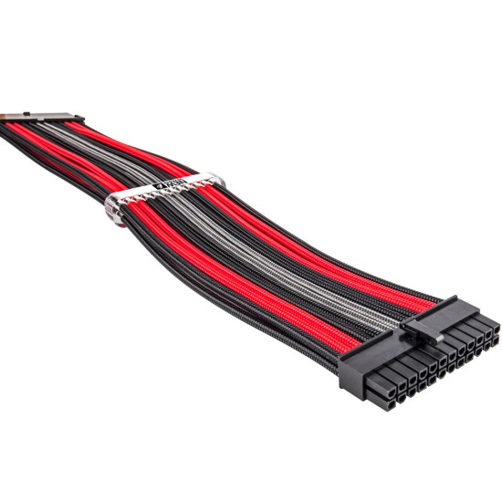 Комплект модинг кабели 1stPlayer Custom Modding Cable Kit Black/Red/Gray - ATX24P, EPS, PCI-e - BRG-001