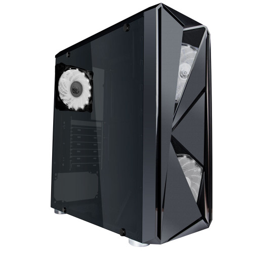 Кутия за компютър 1stPlayer Gaming Case ATX - F4 WHITE - 3 Fans included
