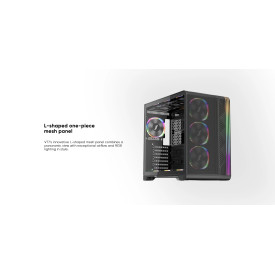 Кутия за компютър 1stPlayer VT7-BK, Black