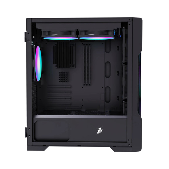 Кутия за компютър 1stPlayer Case mATX - TRILOBITE T3 Mesh Black