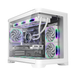 Кутия за компютър 1stPlayer Case mATX - UV6 White