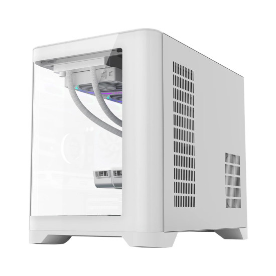 Кутия за компютър 1stPlayer Case mATX - UV6 White