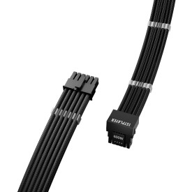 Модулен кабел 1stPlayer Custom Sleeved Modding Cable Black - PCIe 5.0 12VHPWR M/M - FM2-B-BK