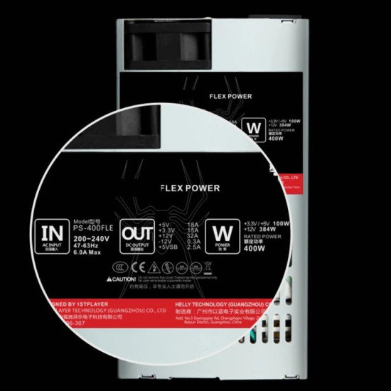 Захранване 1stPlayer PSU FLEX 400W - PS-400FLE