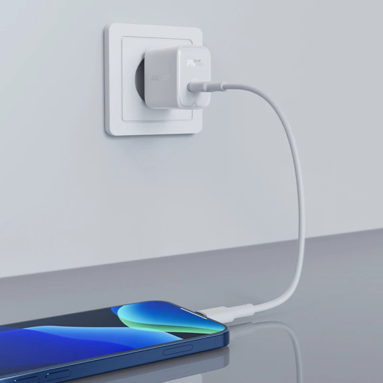 Зарядно Acefast GaN PD30W - A21 - USB-C x 1, Black
