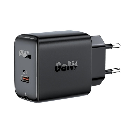 Зарядно Acefast GaN PD30W - A21 - USB-C x 1, Black
