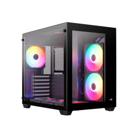 Кутия за компютър AeroCool Case ATX - Dryft-G-BK-v1 - RGB