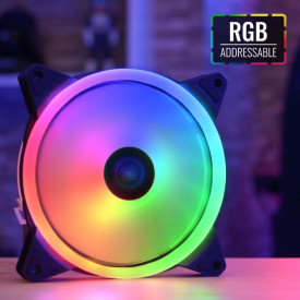 Вентилатор AeroCool Fan 140 mm - Duo 14 - Addressable RGB - ACF4-DU10217.11