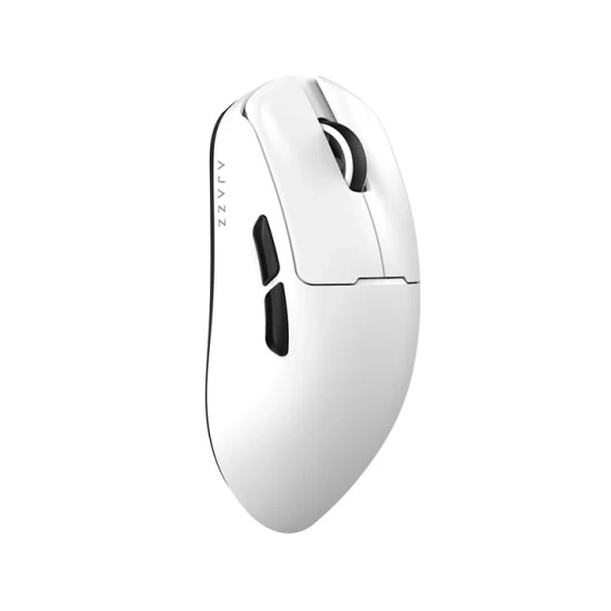 Безжична мишка Ajazz AJ159 V2 MC - Wireless Gaming Mouse - 1K, Magnetic Charging Dock, White