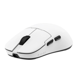 Безжична мишка Ajazz AJ159P MC - Wireless Gaming Mouse - 1K, Magnetic Charging Dock, White