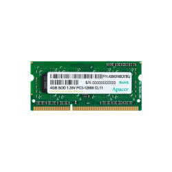 RAM памет Apacer 4GB DDR3 SODIMM 512x8 1600MHz 1.35V - AS04GFA60CATBGJ