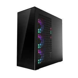 Кутия за компютър ARCTIC Xtender VG, E-ATX, Mid-Tower, Dual Chamber, 5 ARGB, Black