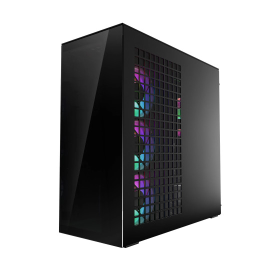 Кутия за компютър ARCTIC Xtender VG, E-ATX, Mid-Tower, Dual Chamber, 5 ARGB, Black