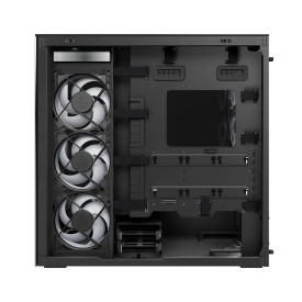 Кутия за компютър ARCTIC Xtender VG, E-ATX, Mid-Tower, Dual Chamber, 5 ARGB, Black