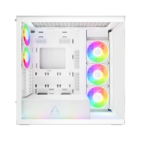 Кутия за компютър Arctic Case E-ATX - Xtender (White) - 5 A-RGB Fans included