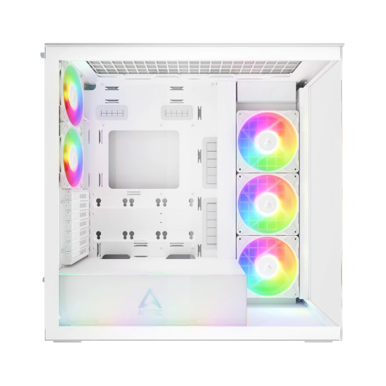 Кутия за компютър Arctic Case E-ATX - Xtender (White) - 5 A-RGB Fans included