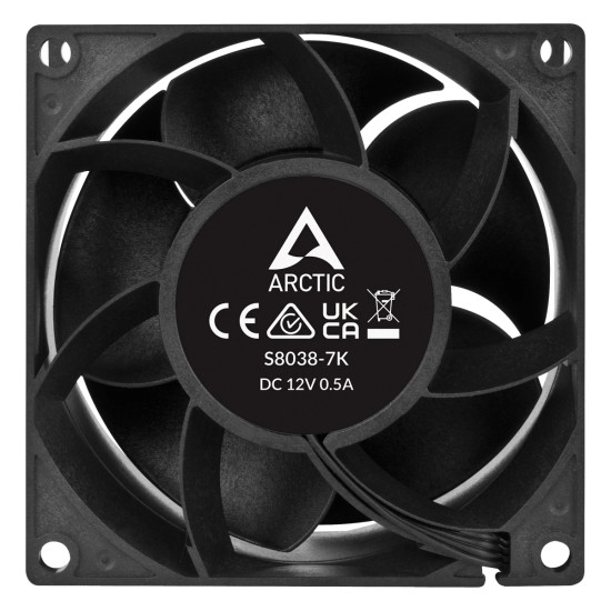 Сървърен вентилатор Arctic Server Fan 80x80x38 Dual Ball - S8038-7K - ACFAN00288A