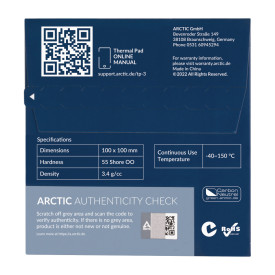 Термопад Arctic TP-3 100x100mm, 1.0mm - ACTPD00053A