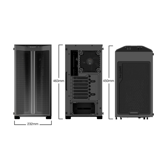 Кутия за компютър be quiet! Case ATX - Pure Base 500 FX Black