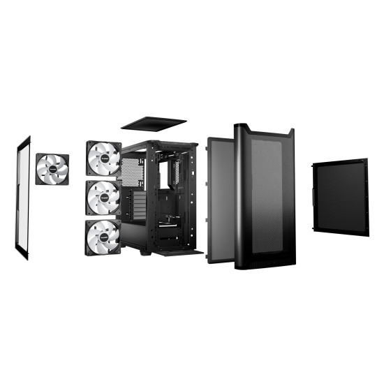 Кутия за компютър be quiet! Case ATX - Pure Base 501 DX Black
