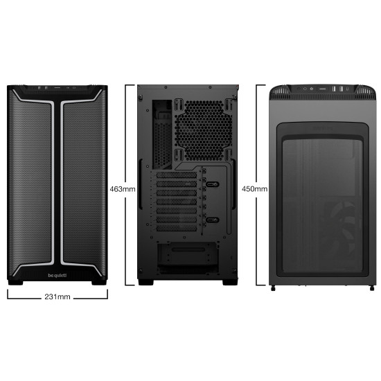 Кутия за компютър be quiet! Case ATX - Pure Base 501 DX Black
