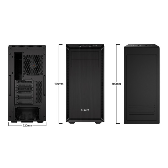 Кутия за компютър be quiet! Case ATX - Pure Base 600 Black