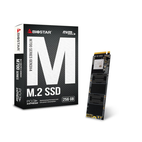 Вътрешен SSD диск Biostar M700, 256GB, M.2 PCIe