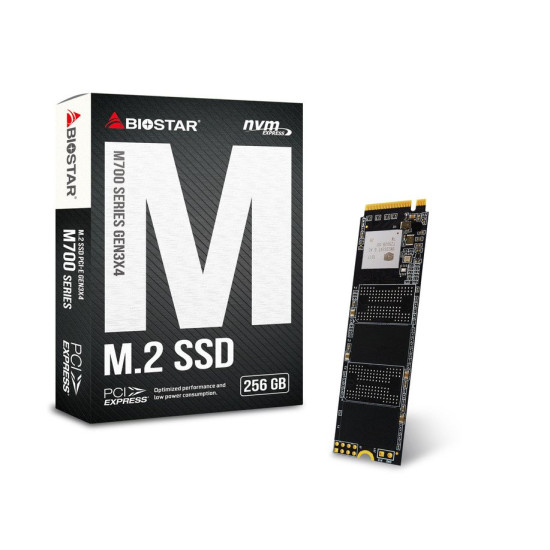 Вътрешен SSD диск Biostar M700, 256GB, M.2 PCIe