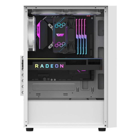 Кутия за компютър DarkFlash A290 White, ATX, 3 x 120mm RGB Fans included