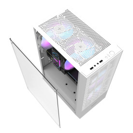 Кутия за компютър DarkFlash A290 White, ATX, 3 x 120mm RGB Fans included