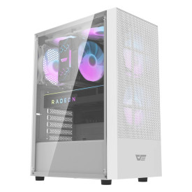 Кутия за компютър DarkFlash A290 White, ATX, 3 x 120mm RGB Fans included
