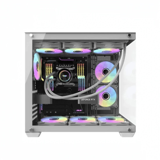 Кутия за компютър Darkflash Case ATX - C285P White