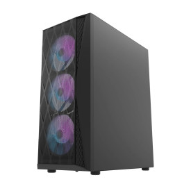 Кутия за компютър Darkflash Case ATX - DK352 Black - 4 fans included
