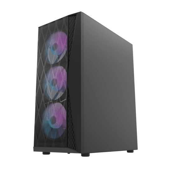 Кутия за компютър Darkflash Case ATX - DK352 Black - 4 fans included