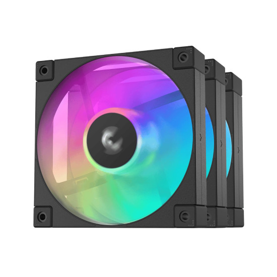 Комплект вентилатори DeepCool Fan Pack 3-in-1 3x120mm - FD12 Black, Addressable RGB Комплект вентилатори DeepCool Fan Pack 3-in-1 3x120mm - FD12 Black, Addressable RGB