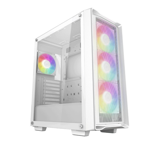 Кутия за компютър DeepCool Case ATX - CC560 MESH White v2