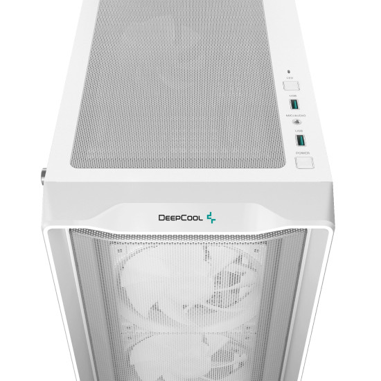 Кутия за компютър DeepCool Case ATX - CC560 MESH White v2