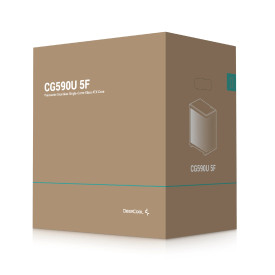 Кутия за компютър DeepCool Case ATX - CG590U 5F - 5 ARGB Fans