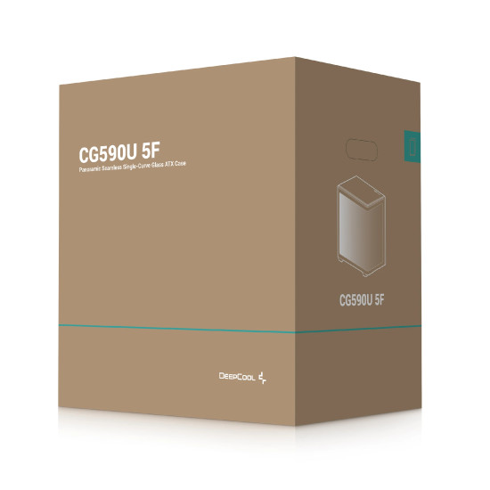 Кутия за компютър DeepCool Case ATX - CG590U 5F - 5 ARGB Fans