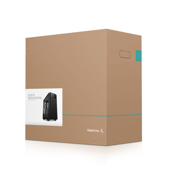 Кутия за компютър DeepCool Case EATX - CH510 MESH DIGITAL