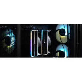 Охладител DeepCool CPU Cooler AG620 BK - Addressable RGB V2, Dual-Tower - LGA1851/AM5
