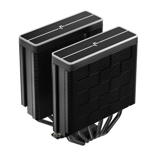 Охладител DeepCool CPU Cooler AG620 BK - Addressable RGB V2, Dual-Tower - LGA1851/AM5