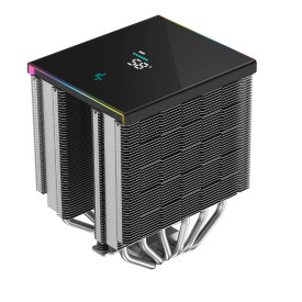 Охладител за процесор DeepCool AK620 Digital SE, 2x120mm, 2.4 инча Display, ARGB