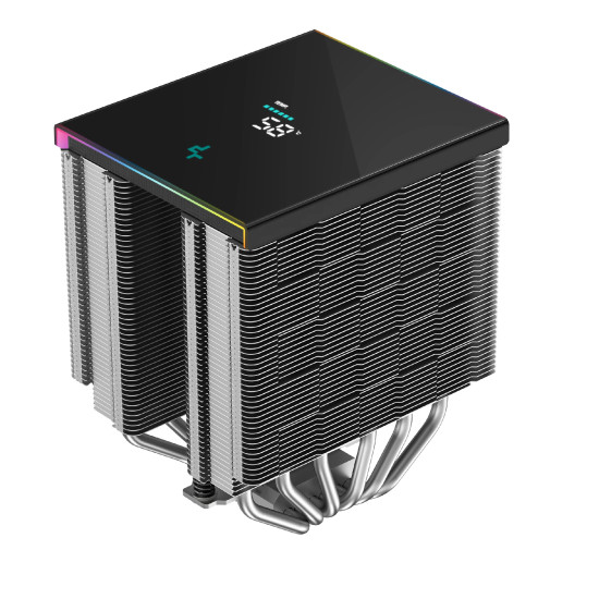 Охладител за процесор DeepCool AK620 Digital SE, 2x120mm, 2.4 инча Display, ARGB