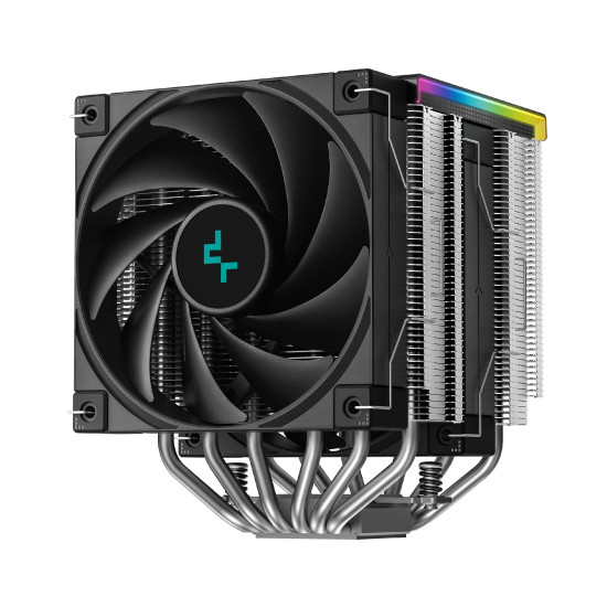 Охладител за процесор DeepCool AK620 Digital SE, 2x120mm, 2.4 инча Display, ARGB