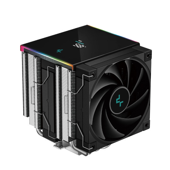 Охладител за процесор DeepCool AK620 Digital SE, 2x120mm, 2.4 инча Display, ARGB