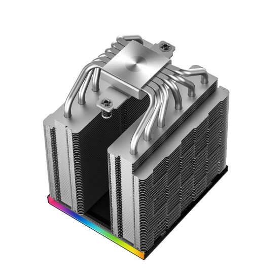 Охладител за процесор DeepCool AK620 Digital SE, 2x120mm, 2.4 инча Display, ARGB